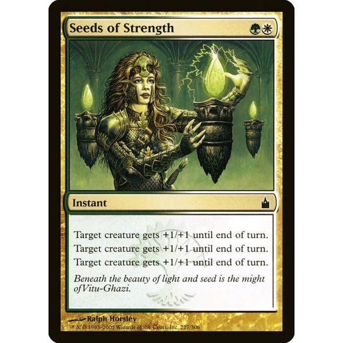 Magic: The Gathering Seeds of Strength (227) Lightly Played