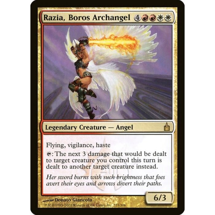 Magic: The Gathering Razia, Boros Archangel (223) Lightly Played