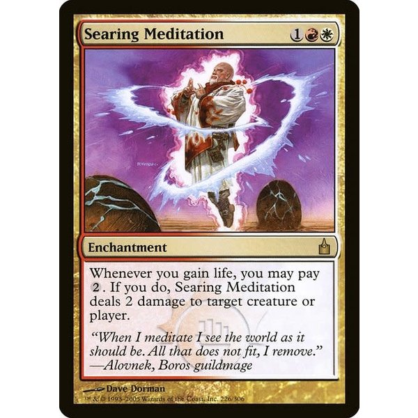 Magic: The Gathering Searing Meditation (226) Lightly Played