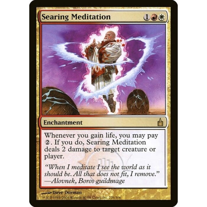 Magic: The Gathering Searing Meditation (226) Lightly Played