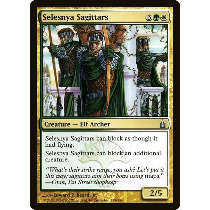 Magic: The Gathering Selesnya Sagittars (229) Lightly Played