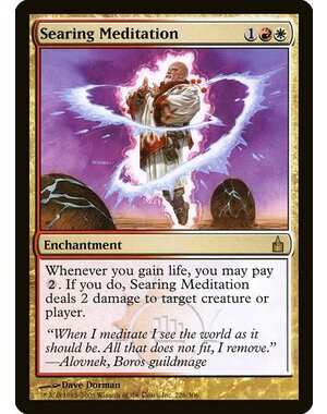 Magic: The Gathering Searing Meditation (226) Moderately Played