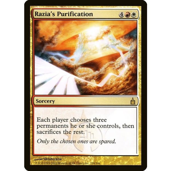 Magic: The Gathering Razia's Purification (224) Moderately Played