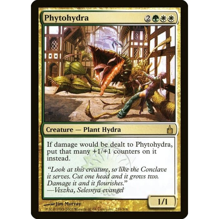 Magic: The Gathering Phytohydra (218) Moderately Played