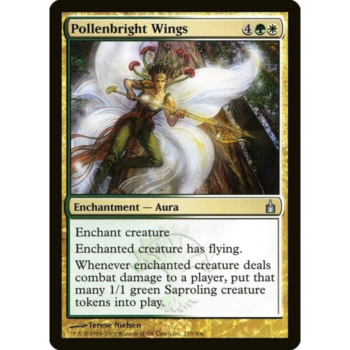 Magic: The Gathering Pollenbright Wings (219) Heavily Played
