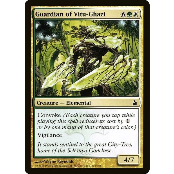 Magic: The Gathering Guardian of Vitu-Ghazi (212) Lightly Played