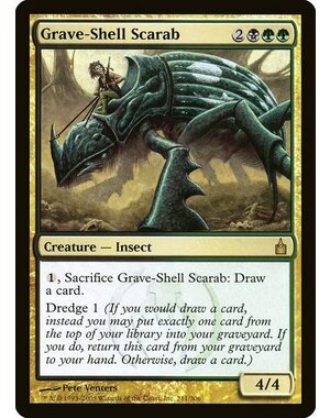 Magic: The Gathering Grave-Shell Scarab (211) Moderately Played