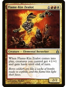 Magic: The Gathering Flame-Kin Zealot (206) Lightly Played