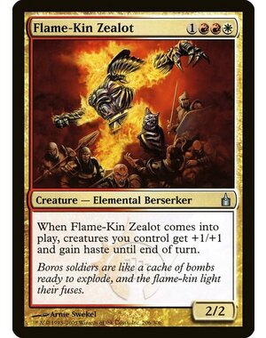 Magic: The Gathering Flame-Kin Zealot (206) Moderately Played