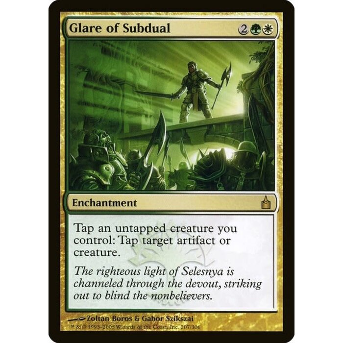 Magic: The Gathering Glare of Subdual (207) Lightly Played