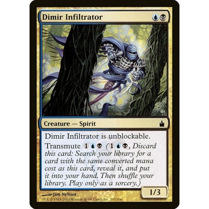 Magic: The Gathering Dimir Infiltrator (203) Lightly Played