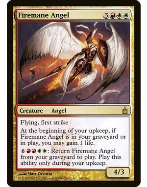 Magic: The Gathering Firemane Angel (205) Moderately Played