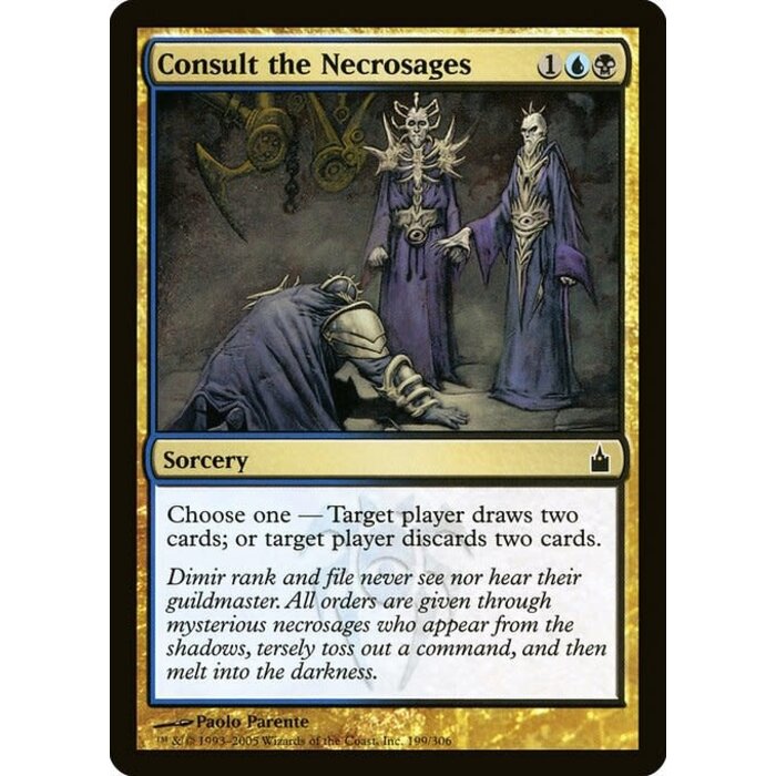 Magic: The Gathering Consult the Necrosages (199) Moderately Played