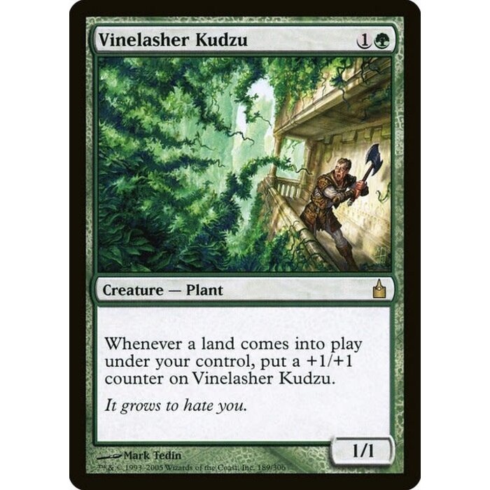Magic: The Gathering Vinelasher Kudzu (189) Moderately Played