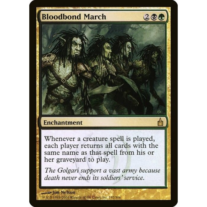 Magic: The Gathering Bloodbond March (192) Lightly Played