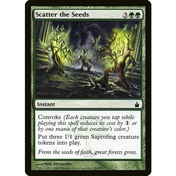 Magic: The Gathering Scatter the Seeds (181) Lightly Played