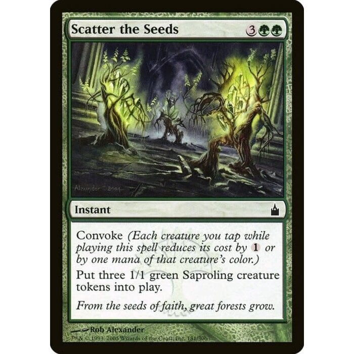 Magic: The Gathering Scatter the Seeds (181) Lightly Played