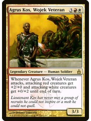 Magic: The Gathering Agrus Kos, Wojek Veteran (190) Heavily Played