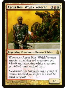 Magic: The Gathering Agrus Kos, Wojek Veteran (190) Moderately Played
