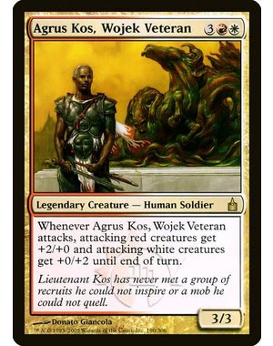 Magic: The Gathering Agrus Kos, Wojek Veteran (190) Lightly Played