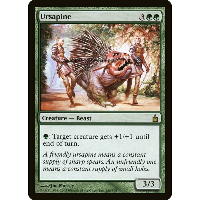 Magic: The Gathering Ursapine (188) Moderately Played