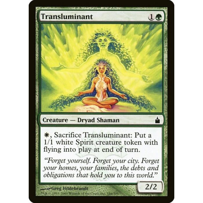 Magic: The Gathering Transluminant (186) Lightly Played