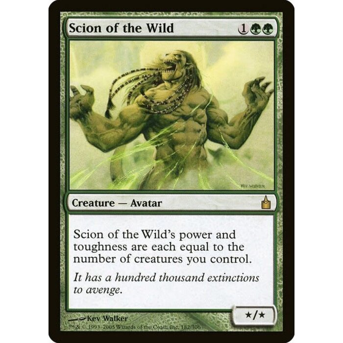 Magic: The Gathering Scion of the Wild (182) Lightly Played