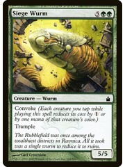 Magic: The Gathering Siege Wurm (183) Lightly Played