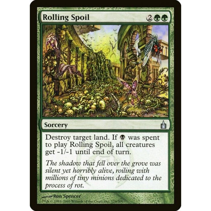 Magic: The Gathering Rolling Spoil (179) Moderately Played