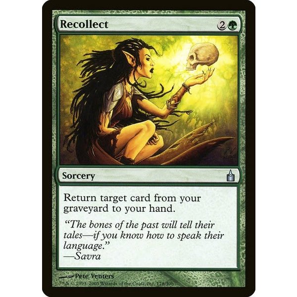 Magic: The Gathering Recollect (178) Lightly Played