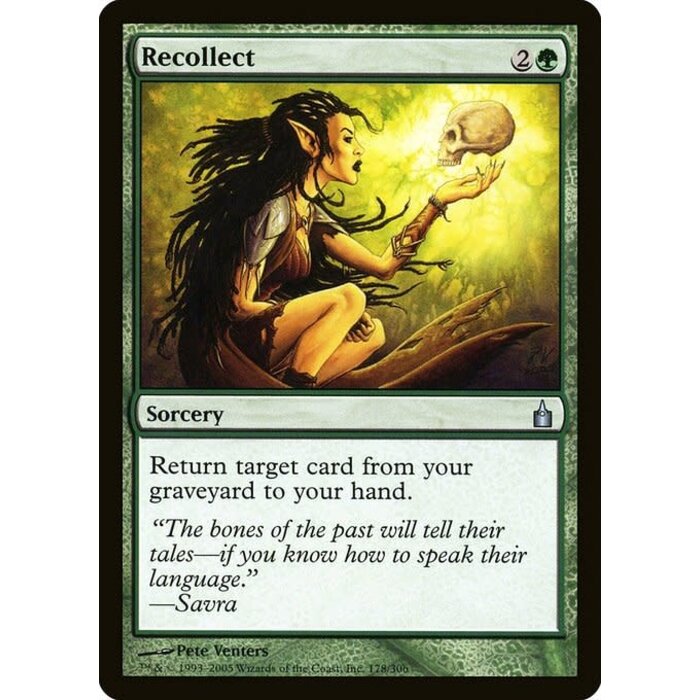 Magic: The Gathering Recollect (178) Moderately Played