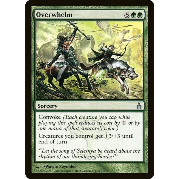 Magic: The Gathering Overwhelm (175) Moderately Played