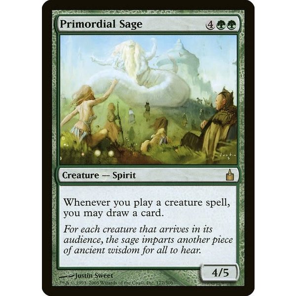 Magic: The Gathering Primordial Sage (177) Lightly Played