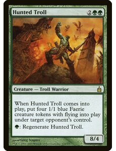 Magic: The Gathering Hunted Troll (170) Moderately Played