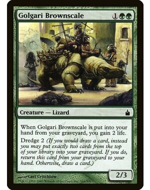 Magic: The Gathering Golgari Brownscale (166) Lightly Played