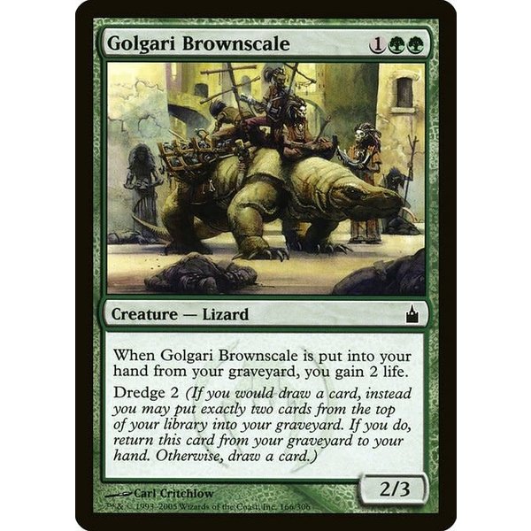 Magic: The Gathering Golgari Brownscale (166) Lightly Played