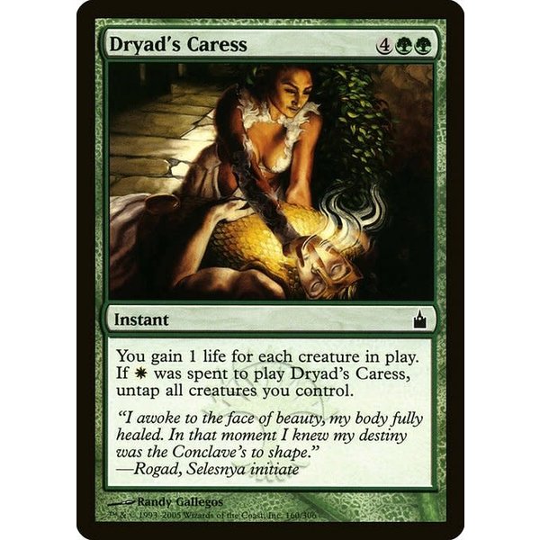 Magic: The Gathering Dryad's Caress (160) Lightly Played