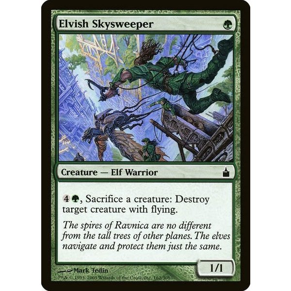 Magic: The Gathering Elvish Skysweeper (162) Lightly Played