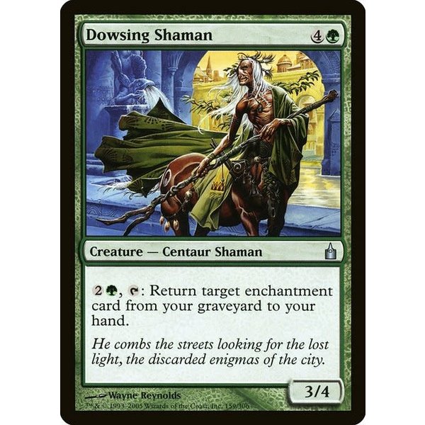Magic: The Gathering Dowsing Shaman (159) Moderately Played