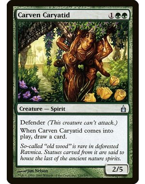 Magic: The Gathering Carven Caryatid (155) Lightly Played