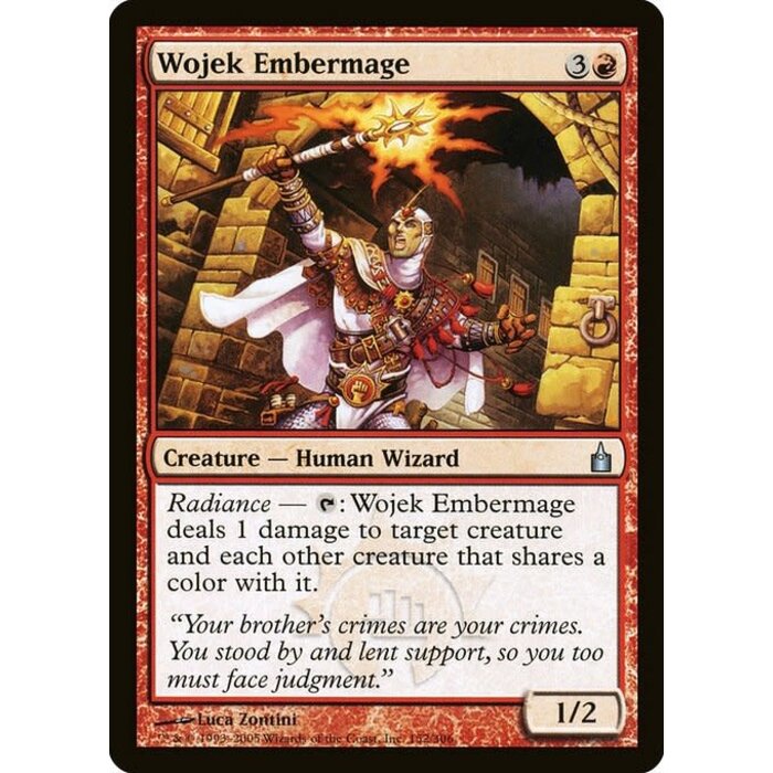 Magic: The Gathering Wojek Embermage (152) Lightly Played