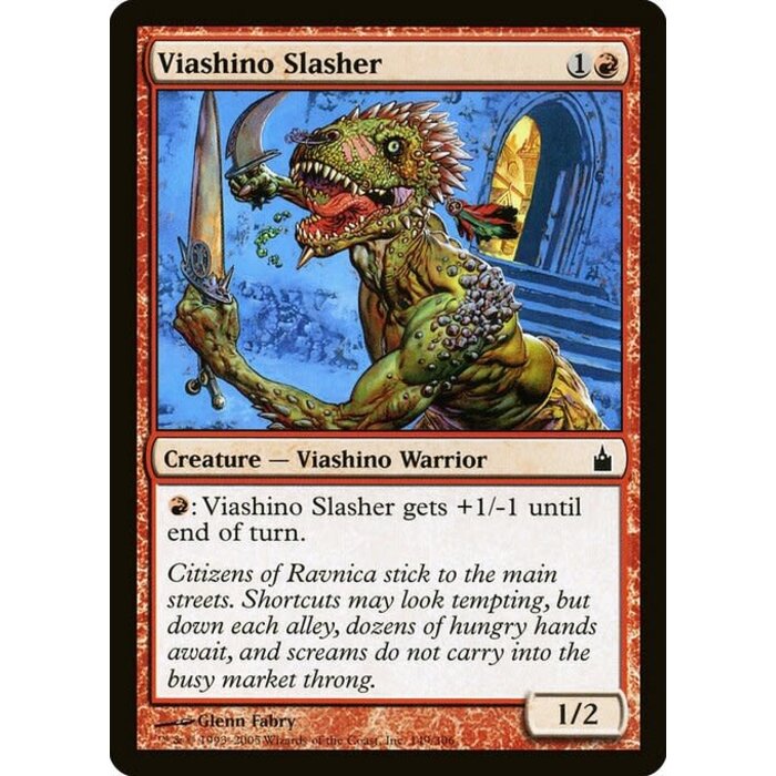 Magic: The Gathering Viashino Slasher (149) Lightly Played