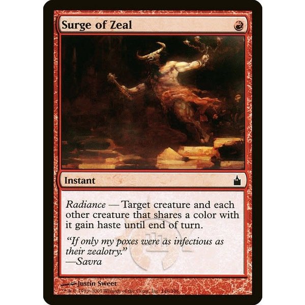Magic: The Gathering Surge of Zeal (146) Lightly Played