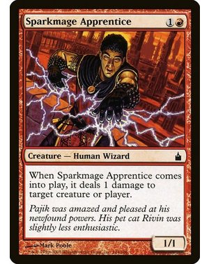 Magic: The Gathering Sparkmage Apprentice (144) Lightly Played