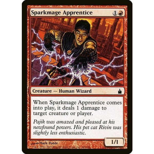 Magic: The Gathering Sparkmage Apprentice (144) Lightly Played