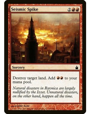 Magic: The Gathering Seismic Spike (141) Lightly Played