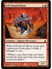 Magic: The Gathering Sell-Sword Brute (142) Lightly Played