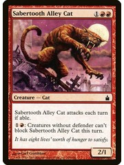 Magic: The Gathering Sabertooth Alley Cat (140) Lightly Played