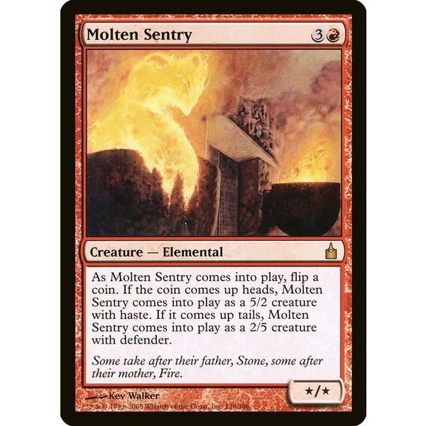 Magic: The Gathering Molten Sentry (136) Lightly Played