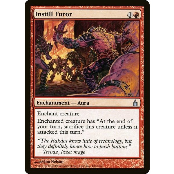 Magic: The Gathering Instill Furor (134) Lightly Played